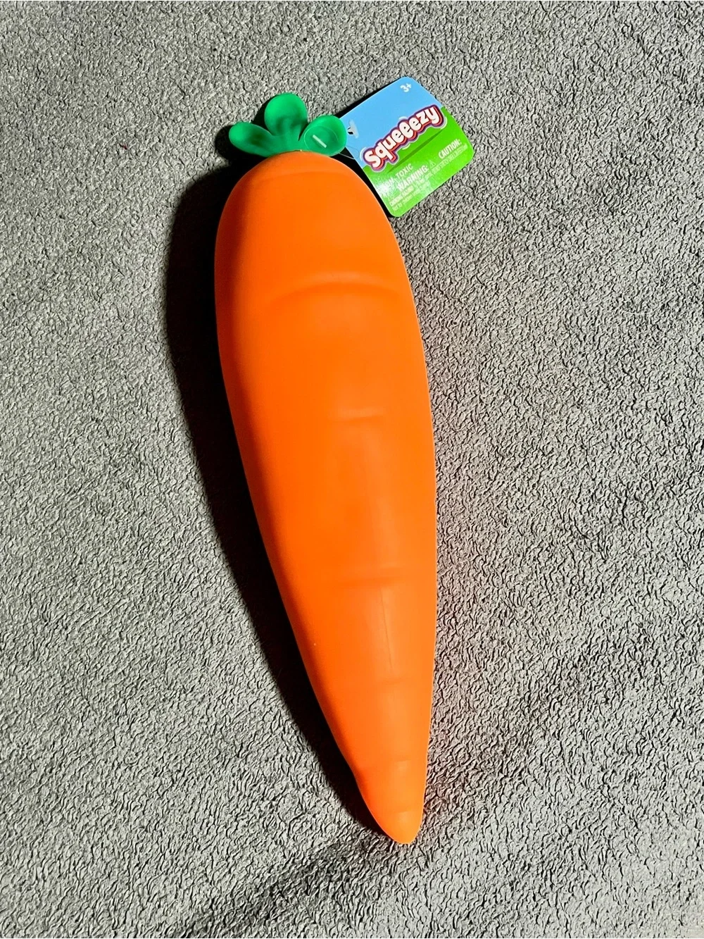 Sunny Days Squeeezy Carrot Squishy Toy